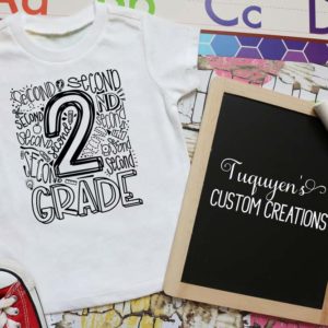 Second Grade Kids School Shirt