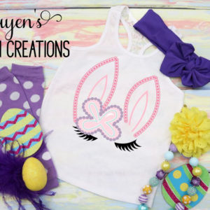 Easter Bunny Face Kids Shirt
