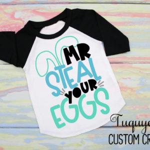 Mr. Steal Your Eggs Kids Easter Shirt