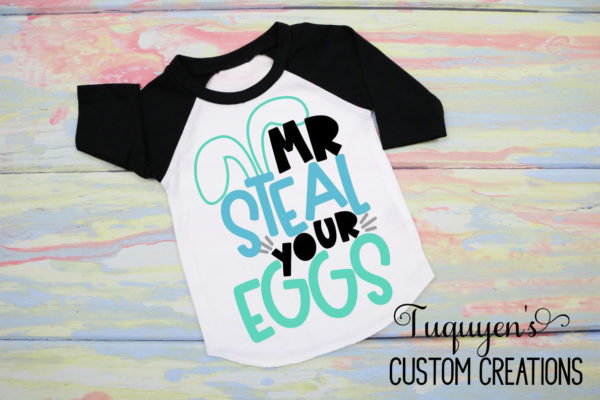 Mr. Steal Your Eggs Kids Easter Shirt
