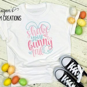 Shake Your Bunny Tail Kids Easter Shirt