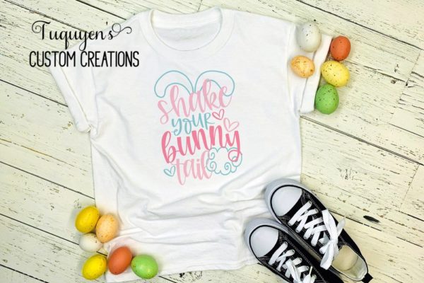 Shake Your Bunny Tail Kids Easter Shirt