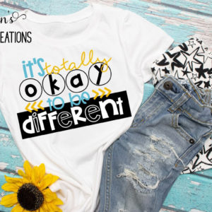 It's Totally Ok to be Different Kids Shirt