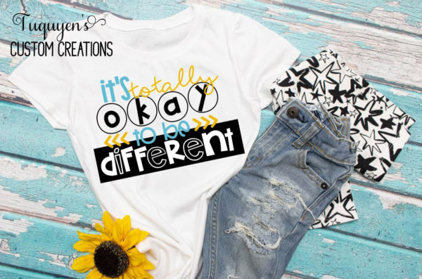 It's Totally Ok to be Different Kids Shirt