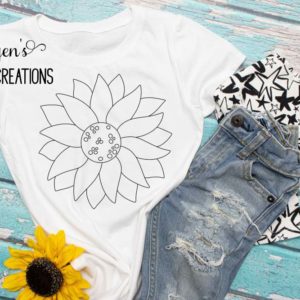 Sunflower Coloring Shirt Bundle