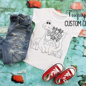 Totally Rawrsome Coloring Shirt