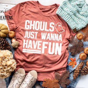 Ghouls Just Wanna Have Fun Adult Halloween T-Shirt