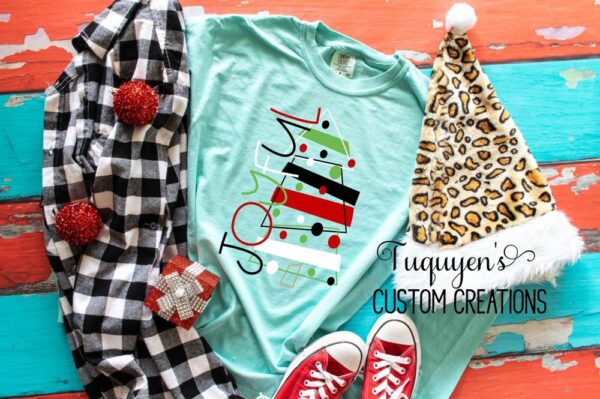 Joyful Christmas Holiday Long Sleeve Shirt for Adults