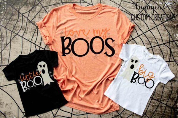 Love My Boos, Little Boo & Big Boo T-Shirt Bundle