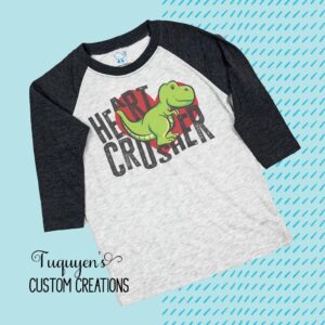 Heart Crusher Raglan Shirt for Toddlers & Youth