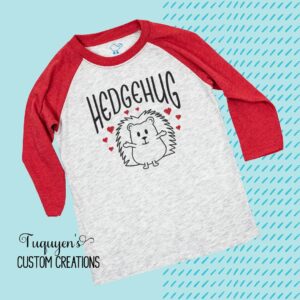 Hedgehug Raglan Shirt for Toddlers & Youth