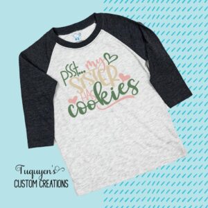 My Sister Has Cookies Girls Raglan Shirt for Toddlers & Youth