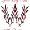 Willowsford Valentine's Day Pink Buffalo Plaid Garden Flag - Image 2