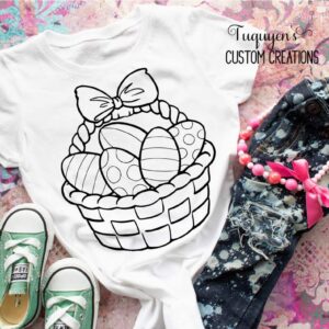 Easter Basket Coloring Shirt Bundle