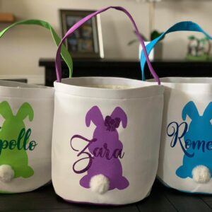 Personalized Easter Bunny Basket