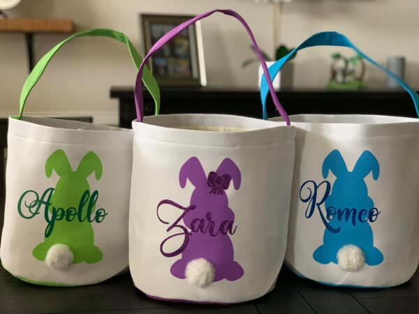 Personalized Easter Bunny Basket