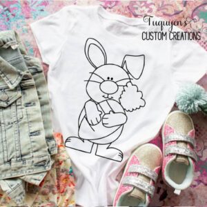 Easter Bunny Coloring Shirt Bundle