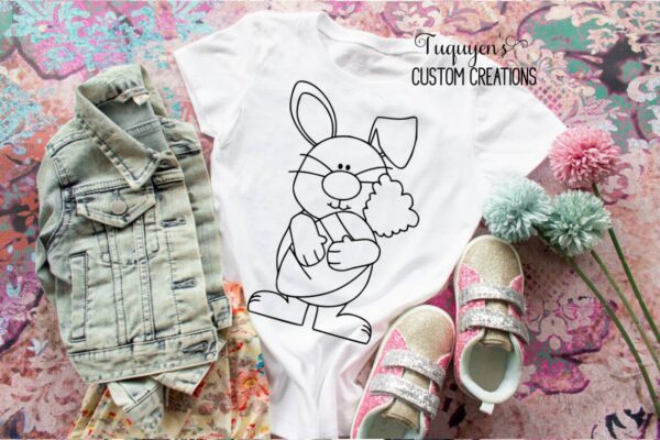 Easter Bunny Coloring Shirt Bundle