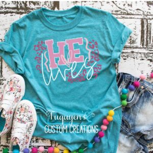He Lives Easter T-Shirt for Adults