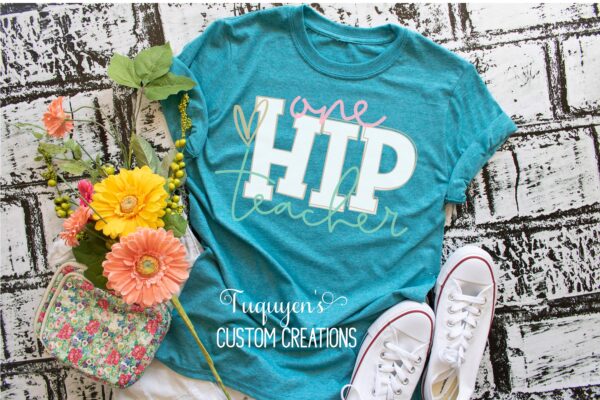 One Hip Teacher Easter T-Shirt for Adults Teacher Gift