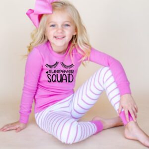 Personalized Sleepover Squad Girls Pajamas