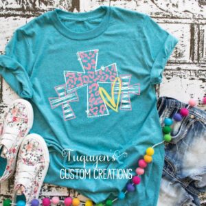 Three Crosses Easter T-Shirt for Adults