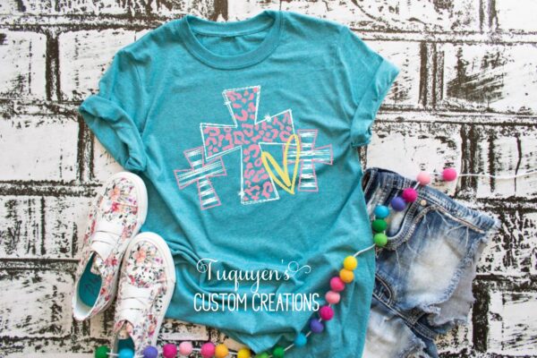 Three Crosses Easter T-Shirt for Adults