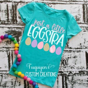 Just a Little Eggstra Easter Kids Shirt