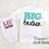 Big Brother Little Sister Big Sister Little Brother Sibling Bodysuits and Shirts - Image 7