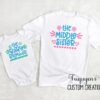 Big Brother Little Sister Big Sister Little Brother Sibling Bodysuits and Shirts - Image 6