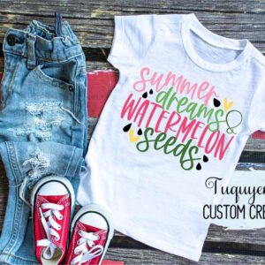 Summer Dreams and Watermelon Seeds Kids Shirt