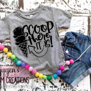 Scoop There It Is! Kids Shirt