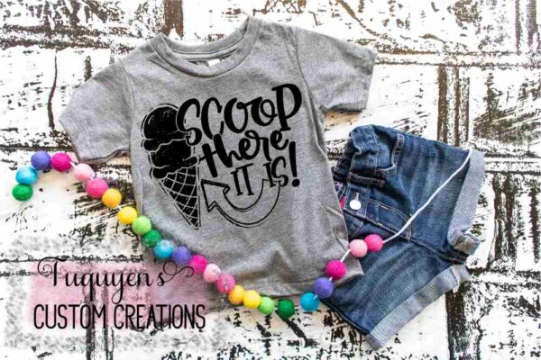 Scoop There It Is! Kids Shirt