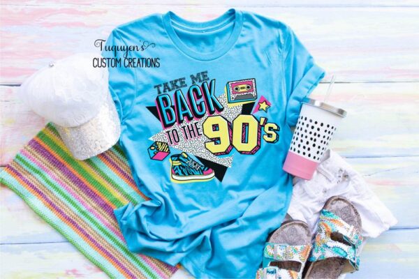 Take Me Back to the 90's Retro Adult T-Shirt
