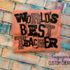 World's Best Teacher T-Shirt - Image 5