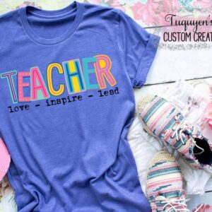 Teacher Love Inspire Lead T-Shirt