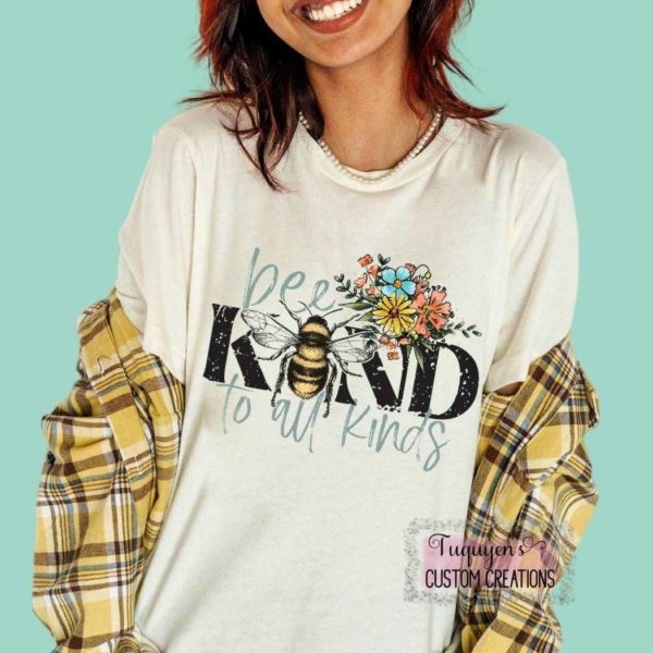 Bee Kind to All Kinds T-Shirt for Adults