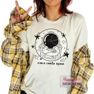 Mama Needs Space Mom T-Shirt for Adults