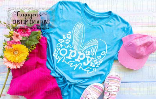 One Hoppy Mama Easter T-Shirt for Adults
