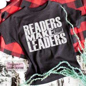 Readers Make Leaders Kids T-Shirt