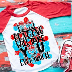 Reading Will Take You Everywhere Kids T-Shirt