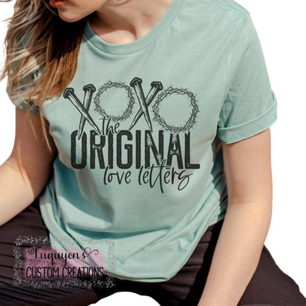 The Original Love Letters Nails Crown of Thorns Easter T-Shirt for Adults