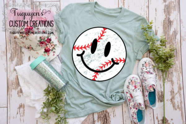 Baseball Smiley Tuquyen's Custom Creations