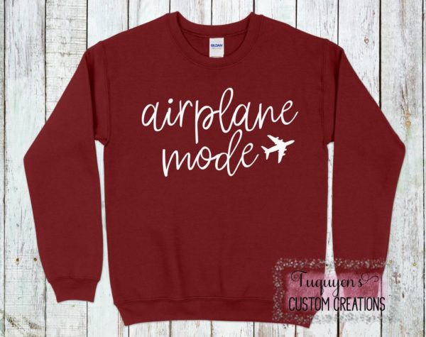 Airplane Mode Sweatshirt for Adults