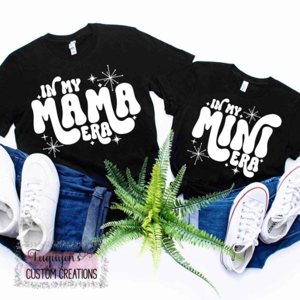 In My Mama Era + In My Mini Era Mom & Me T-Shirt Bundle